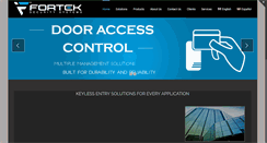 Desktop Screenshot of forteksecurity.com